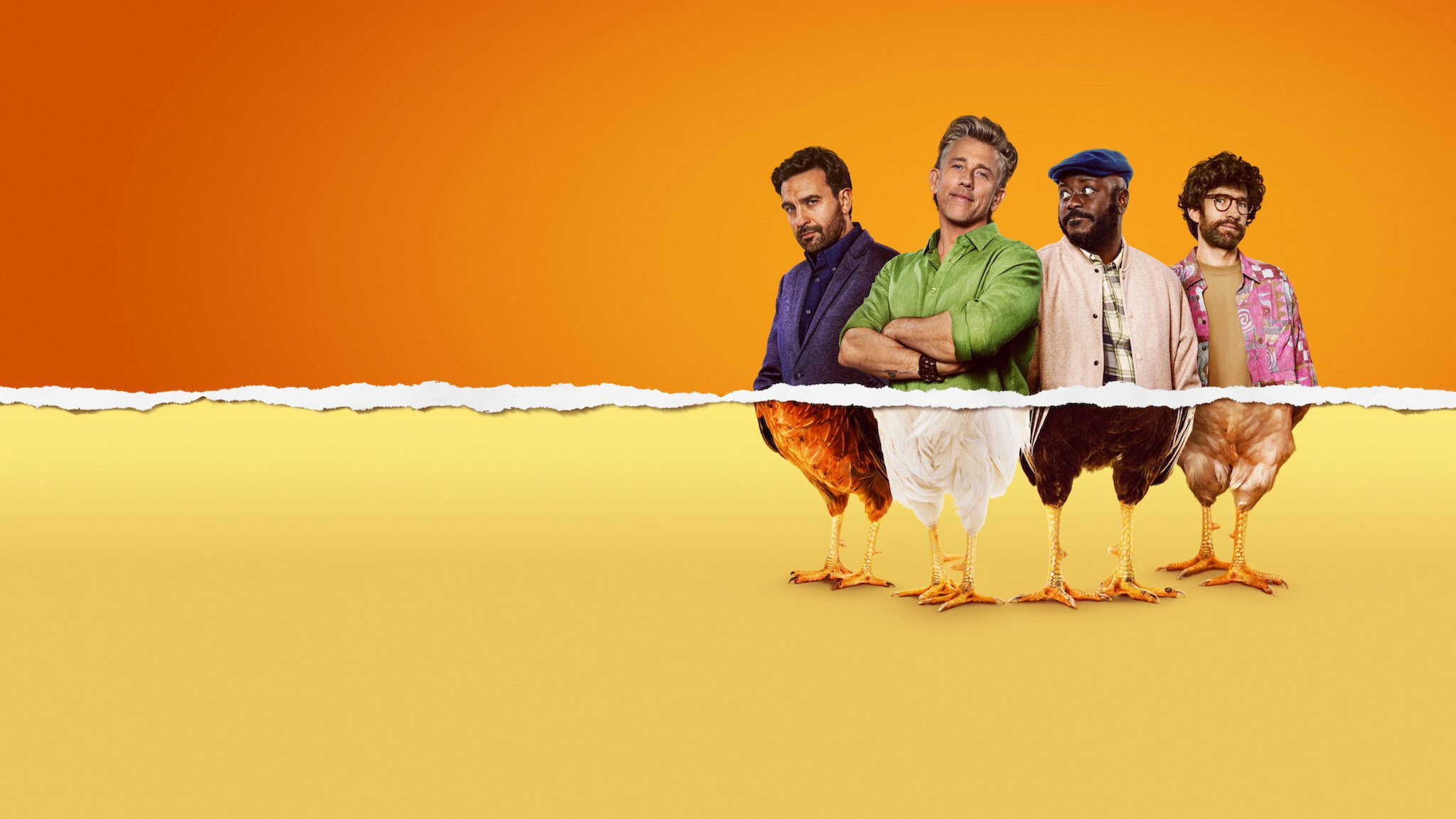 Roosters (2025) wallpaper #3 — 2048×1152 Full HD backdrop — Facing a world that has evolved without them, four friends clumsily try to adapt while… — free HD background for desktop, MacBook, mobile & iPhone (ref 2MWZVC3DoDMsMbWwlPYu7Poesc1)