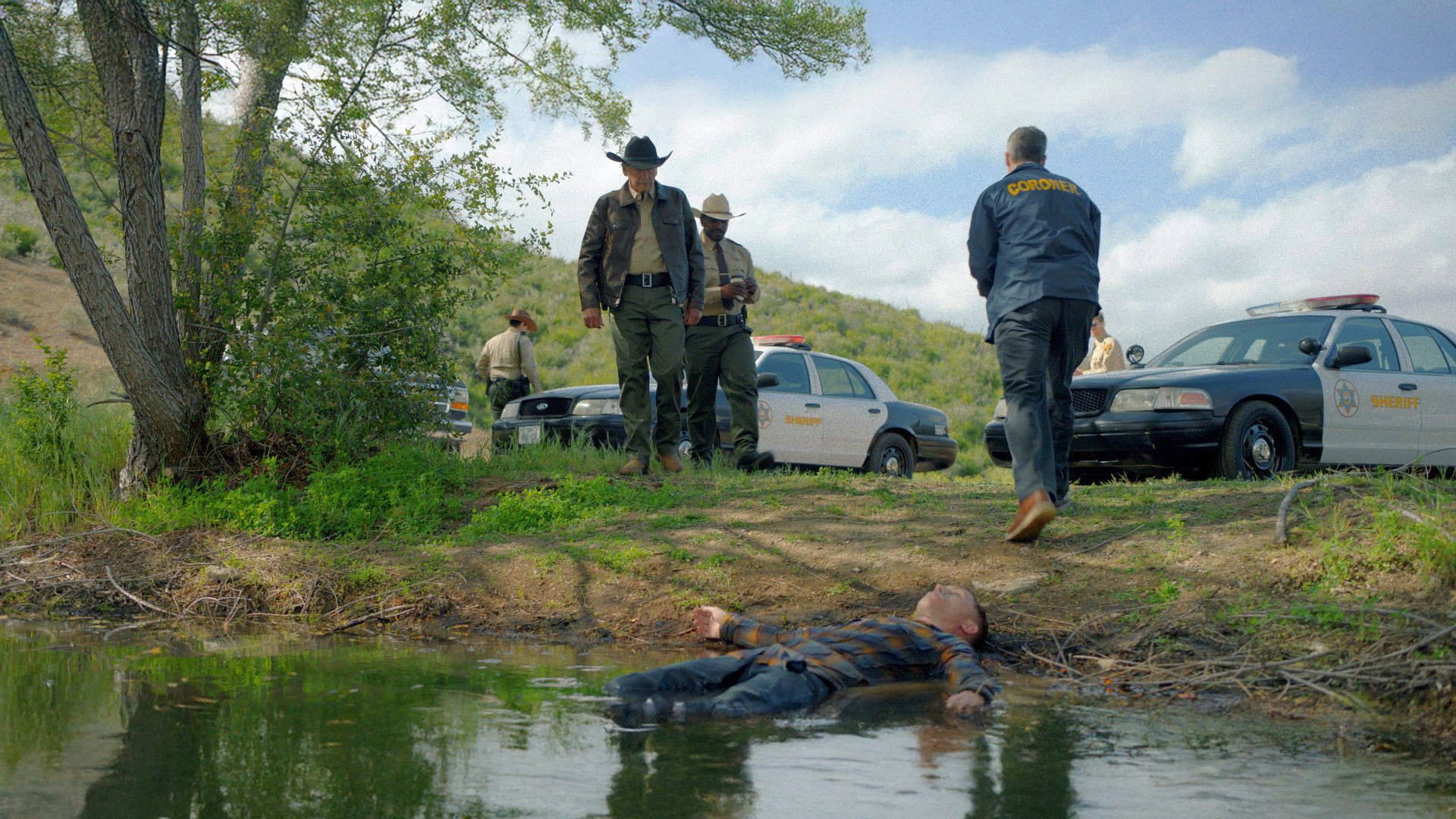 The Sheriff (2026) wallpaper #2 — 1920×1080 Full HD backdrop — A local sheriff investigates a recent murder, uncovering disturbing connections to his… — free HD background for desktop, MacBook, mobile & iPhone (ref aO2sAseJsOs7Z6mfMlOZE5tlopf)