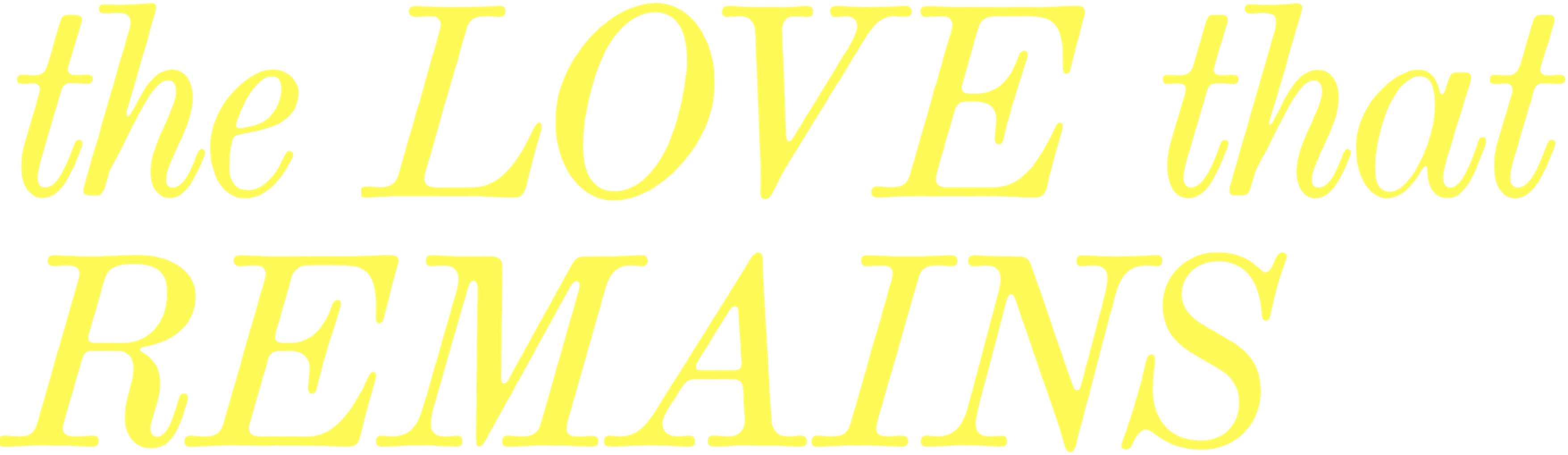 The Love That Remains