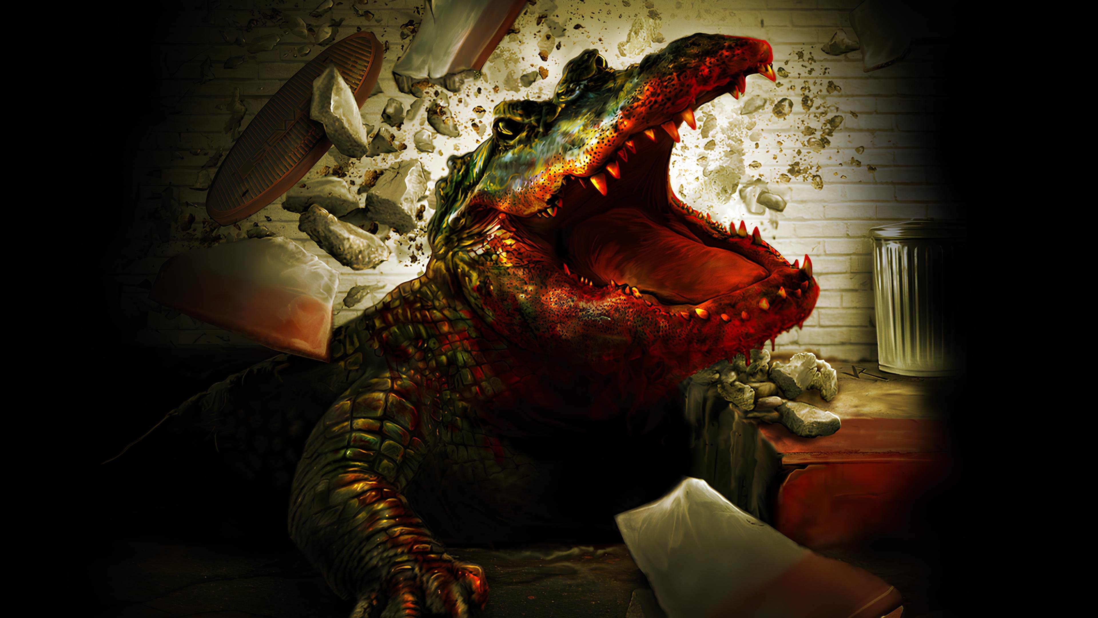 Alligator (1980) wallpaper #4 — 3840×2160 4K UHD backdrop — A baby alligator is flushed down a toilet and survives by eating discarded lab animals… — free HD background for desktop, MacBook, mobile & iPhone (ref s49U6sDZOcpBoaogCHZO2k6JbMQ)