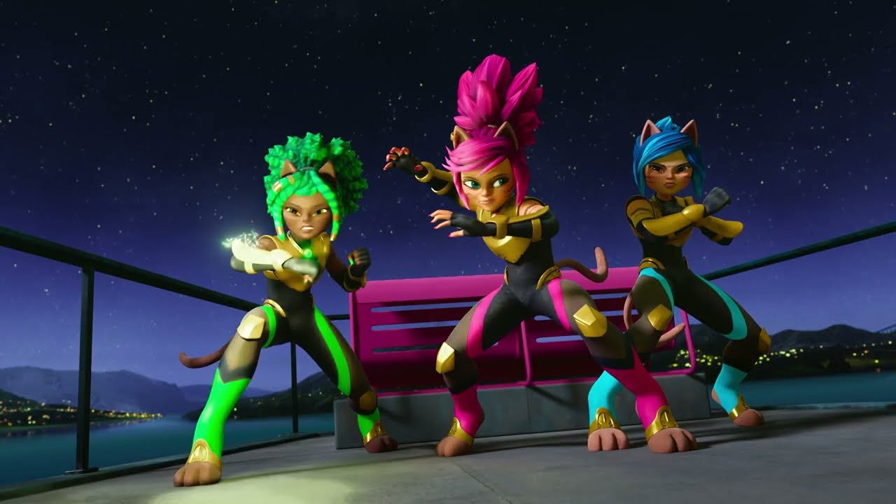 Kitti Katz (2023) wallpaper #9 — 1280×720 HD backdrop — Three teenage girls transform into fierce feline superheroes to save the world from an… — free HD background for desktop, MacBook, mobile & iPhone (ref 3Nsov24Uy5WFsOFDYUFb7MhEX1H)