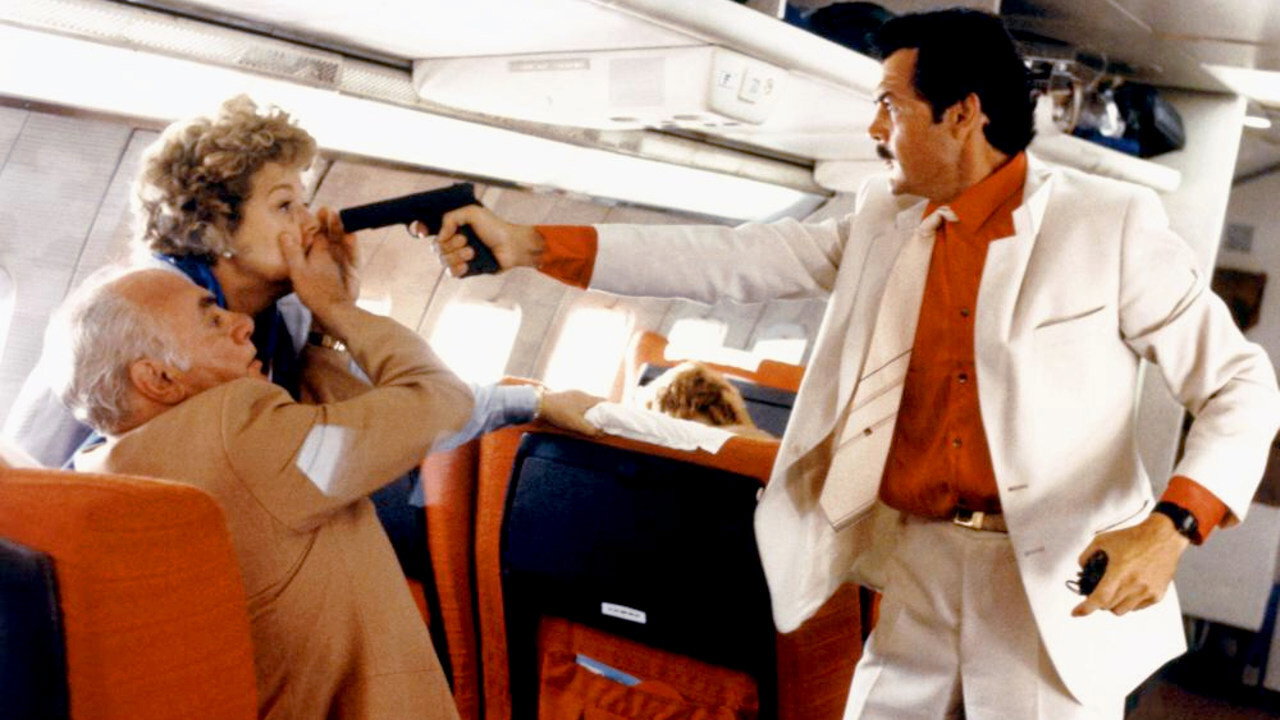 The Delta Force (1986) wallpaper #15 — 1280×720 HD backdrop — A 707 aircraft jetliner, en route from Athens to Rome and then to New York City, is… — free HD background for desktop, MacBook, mobile & iPhone (ref hdrSebHjX9yQdO9F2EmiFPBBpR3)