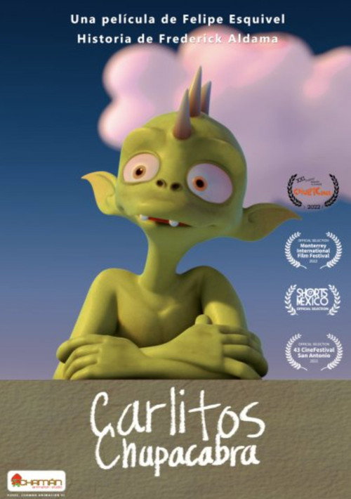 Carlitos Chupacabra vertical backdrop 1