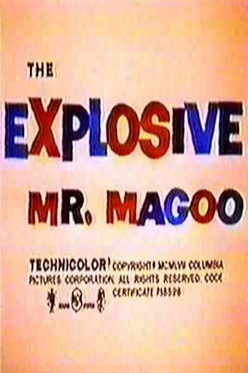 The Explosive Mr. Magoo vertical backdrop 1