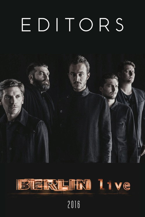 Editors - Berlin Live vertical backdrop 1