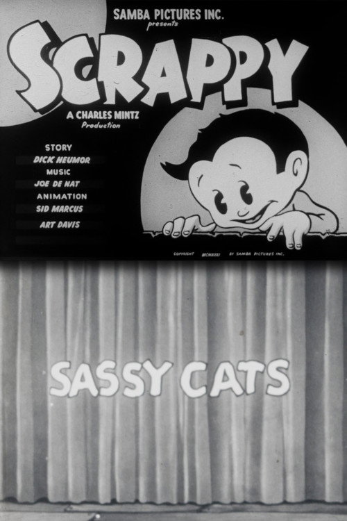 Sassy Cats vertical backdrop 1