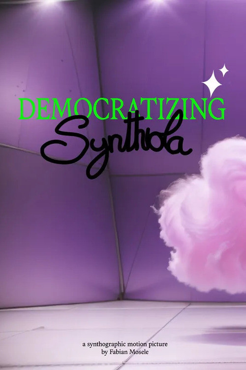 Democratizing Synthiola vertical backdrop 1