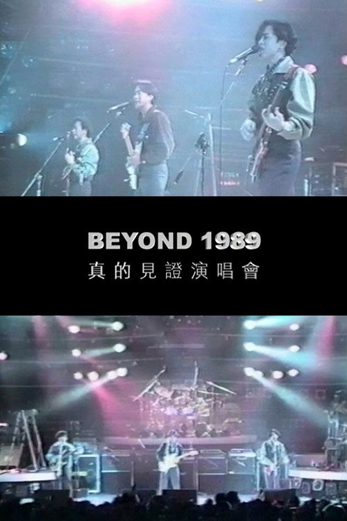 Beyond真的見證演唱會1989 vertical backdrop 1
