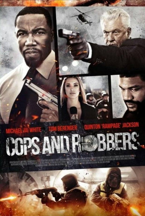 Cops and Robbers vertical backdrop 5