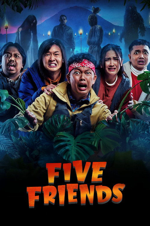 Five Friends vertical backdrop 3