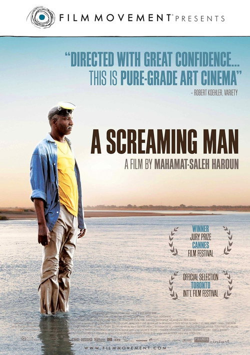 A Screaming Man vertical backdrop 1
