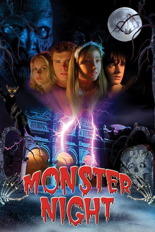 Monster Night vertical backdrop 2