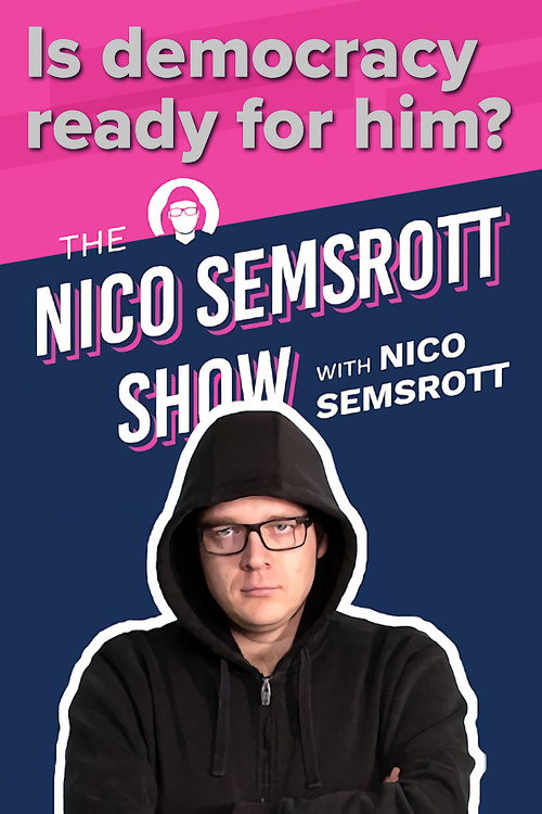 The Nico Semsrott Show vertical backdrop 1