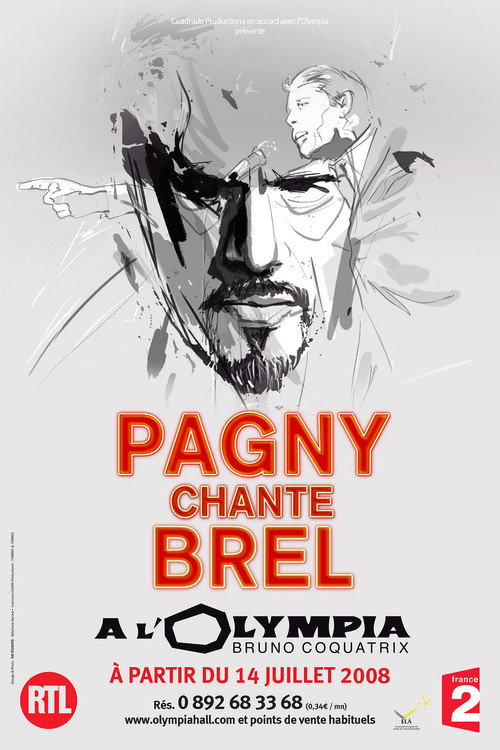 Pagny chante Brel vertical backdrop 1