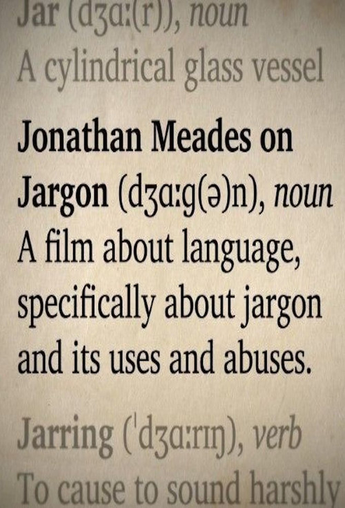 Jonathan Meades on Jargon vertical backdrop 1