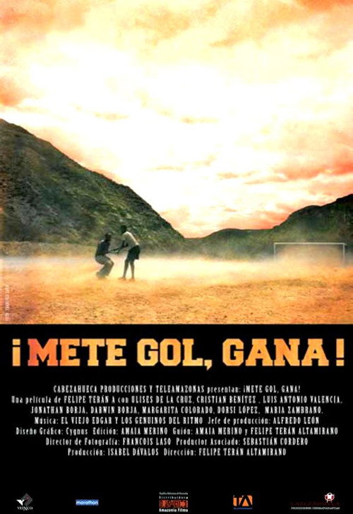 Mete gol, gana vertical backdrop 1